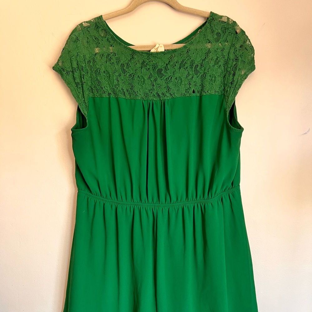 Kelly green Mod Cloth dress 2XL